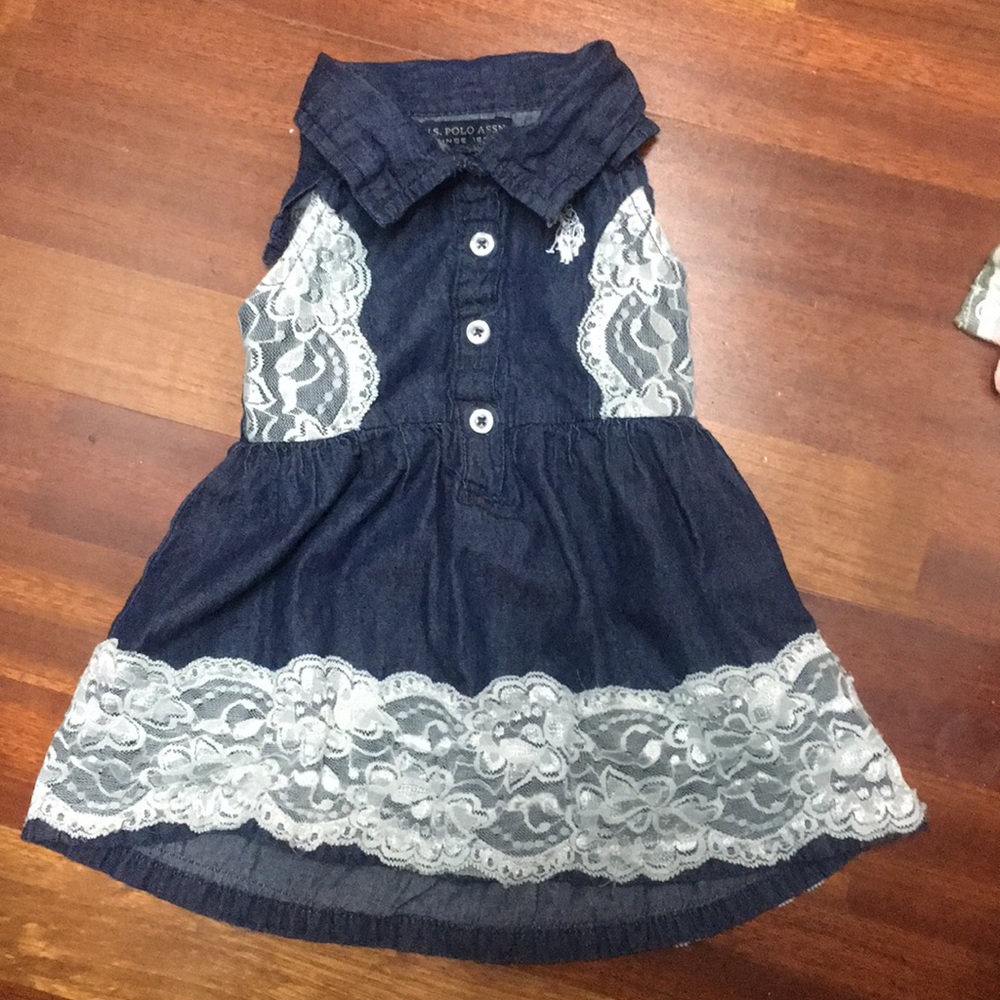 2/$10 denim dress with cover